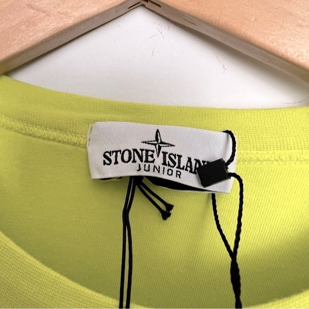 Stone Island Junior Lime Green Sweatshirt Junior 14 - Picture 5 of 14